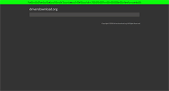Desktop Screenshot of driverdownload.org