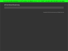 Tablet Screenshot of driverdownload.org